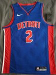 Maillot de Basket #2 Cunningham Detroit Pistons Bleu